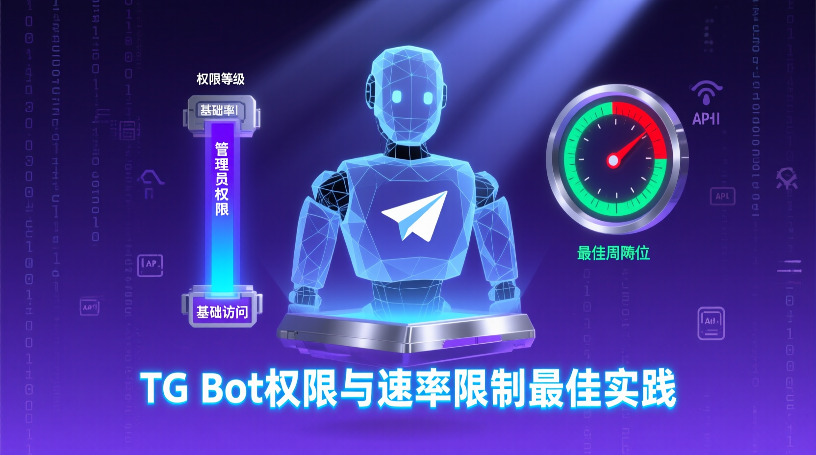 TG Bot权限与速率限制最佳实践聚焦 Telegram Bot API 的「最小权限+可观测速率」配置，通过量化阈值、分平台路径与回退方案，帮助开发者在留存、成本与合规间取得平衡；文中给出可复现的测量脚本与决策表，助你避开 429 超限、误授权与重复建 Bot 三大坑。